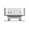 Qwiizlab Aluminum Stand for Mac Mini M4 M4 Pro Durable and Sturdy 2024, Scratch-Resistant, Anti-Slip, Overheating-Resistant, (Silver)