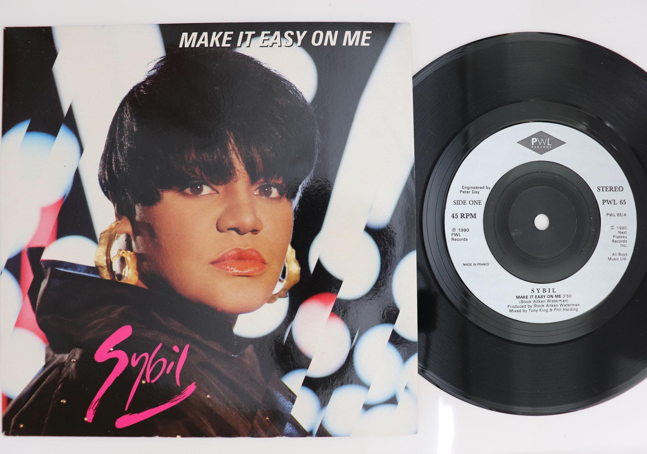 

7inch Record SYBIL - Make It Easy On Me PWL65 PWL 1990 UK Soul/Funk Used