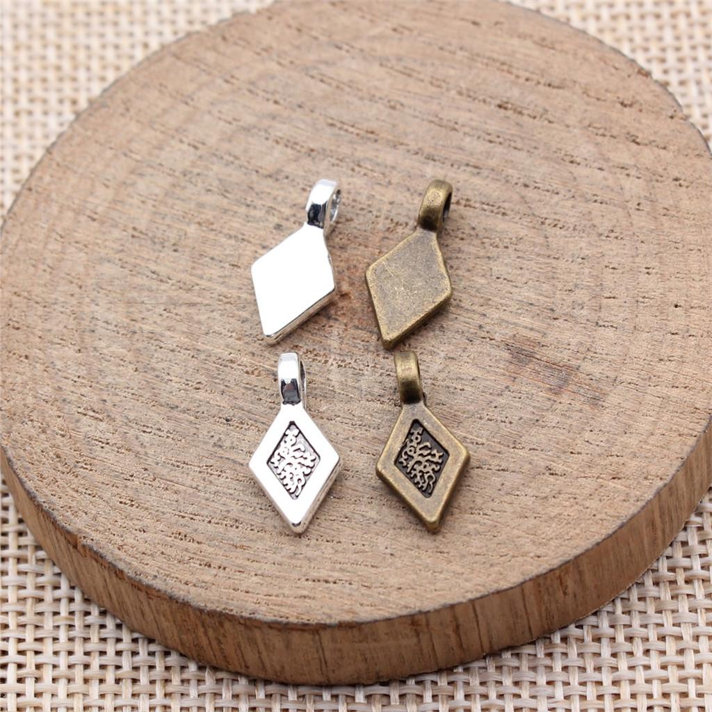 Multi Color Glue On Pad Bails Components For Resin Jewelry Projects Alloy