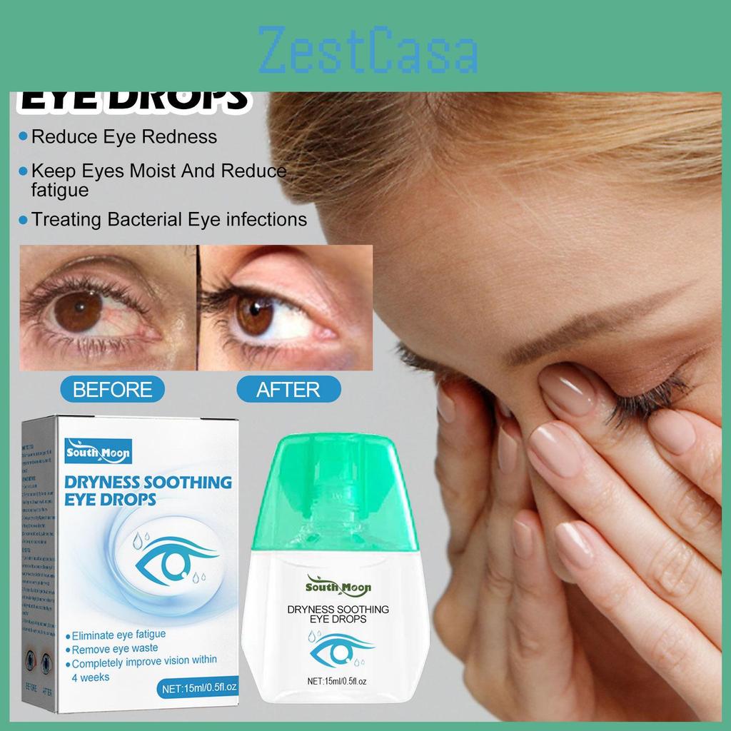 Soothing South Moon Eye Drops For Dry Red Tired Eyes With Gentle Relief