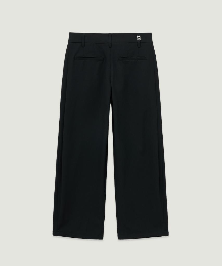 LMOOD WOMEN Kendo Low Wide Slacks Black