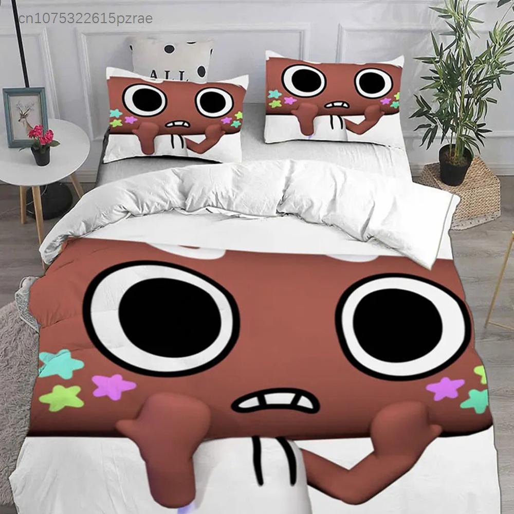 Game Scene Dandy's World Bedding Sets Bed Cover Comforter Duvet Cover Pillow Case 2-3 Pieces Sets Teenagers Children's Gifts