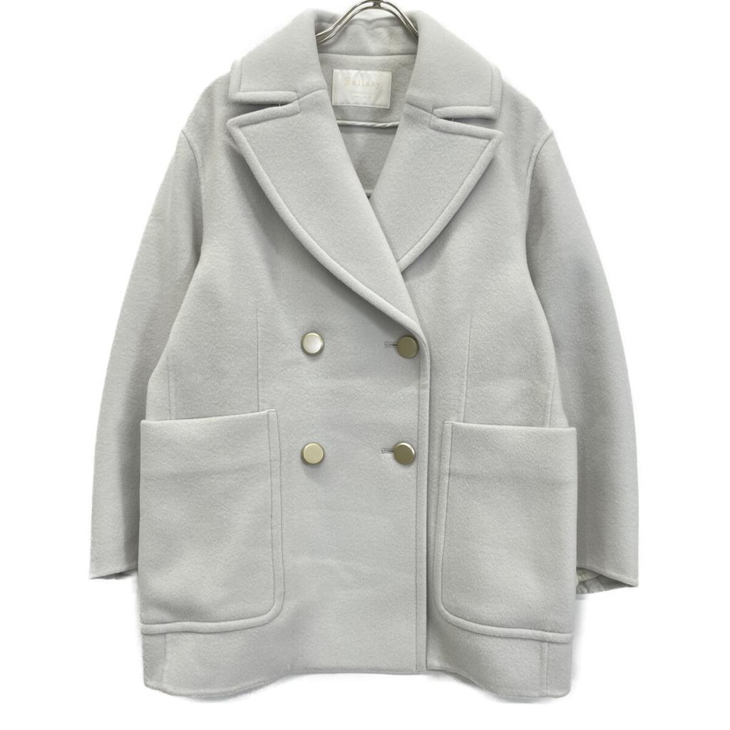 BALLSEY 2011 Light Gray Wool Beaver Melton Short Coat coat 36 Light grayUsed