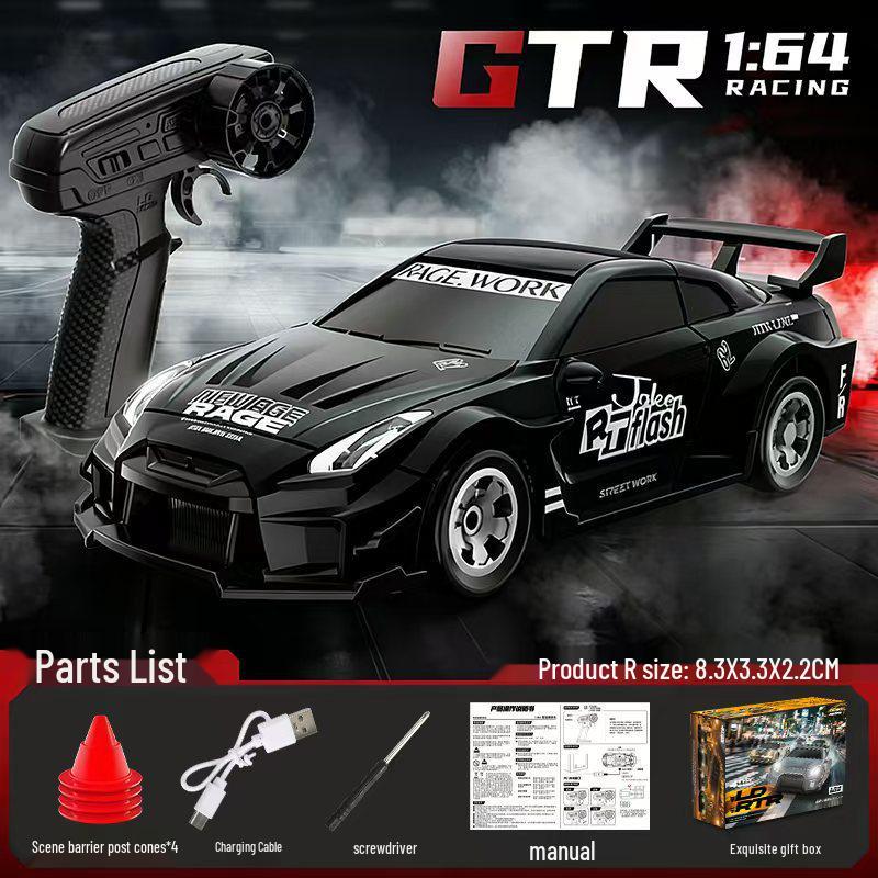 1:64 Mini High-Speed RC Drift Car - Racing Model Ornament, Perfect Holiday Gift for Boys