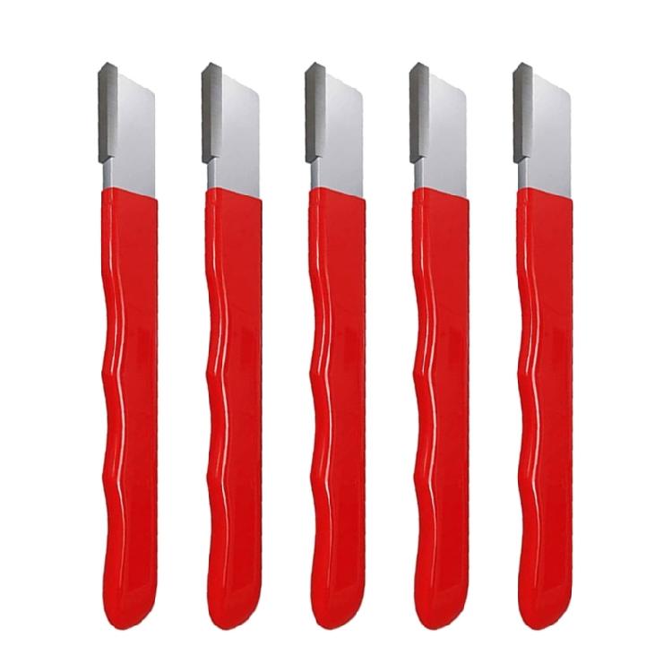 5 Piece Handheld Garden Tool Sharpener for Sharpening Pruning Shears, Scissors, Quickly Restores Blade Sharpnesses, Pocket Blade Sharpening Tool