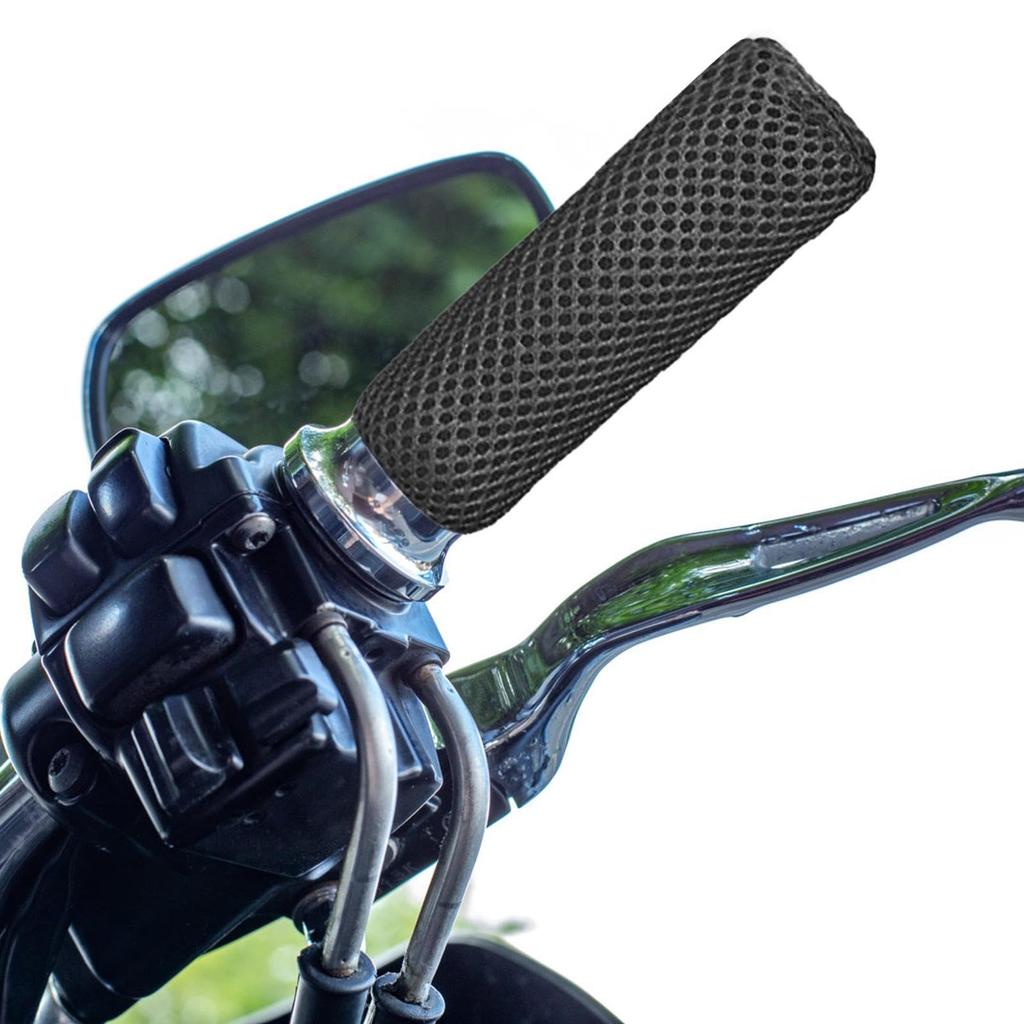 Bike Grips | 3D Ice Silk Non-slip Motorcycle Handlebar Cover,Motorcycle Steering Wheel Cover,Ice Wire