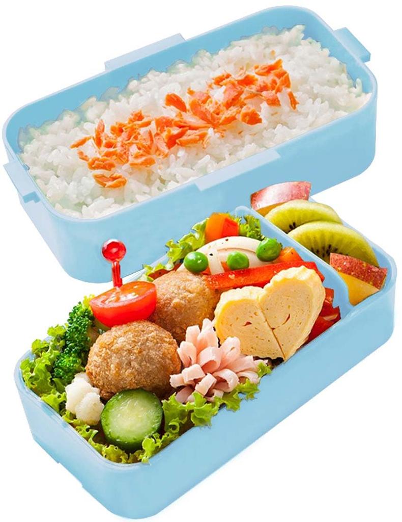 Skater Rappy Bento Soft Made in PFLW4AG Box, 2-Tier, 600ml, Women's, Antibacterial, Filling, Dome-Shaped Lid, Japan,