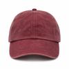 (Ladies Adult 58cm, Burgundy) Plain Adjustable Baseball Cap Adults Sun Hat Pack