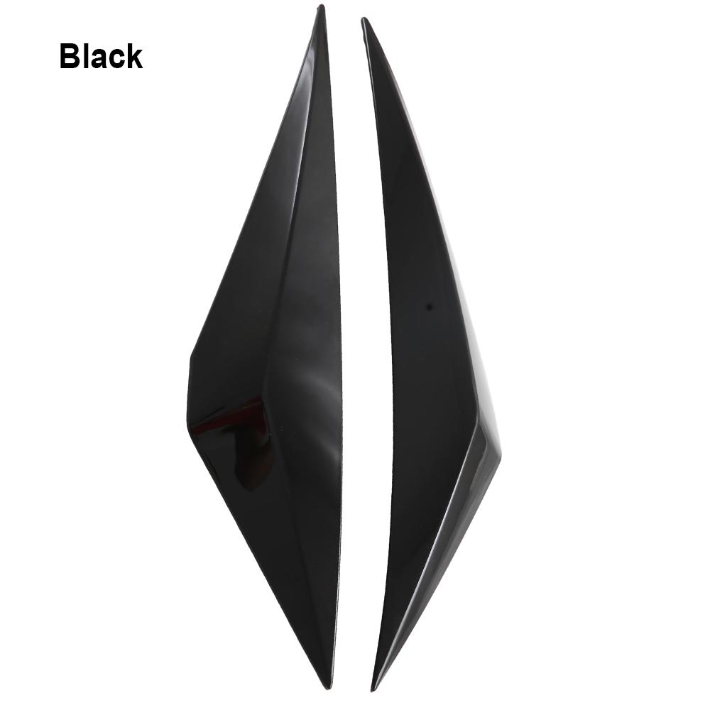 2pcs For Nissan Qashqai J12 2024 2024 ABS Black Carbon Fiber Car Front Air Flow Vent Fender Trim Knife Decoration