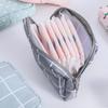 Simple Pattern Sanitary Pad Pouch Lovely Organizer Purse Napkin Storage Bags