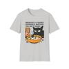 Unisex Softstyle T-Shirt Mischievous Cat Tee Cereal Chaos  Funny Kitty
