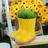 Funny Rain Boot Planter Resin Hydroponic Flower Holder Garden Decoration Pen Holder  Succulent