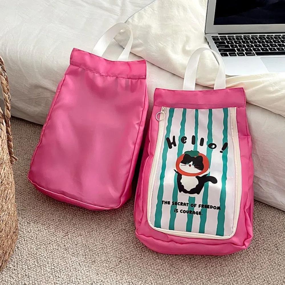 Portable Double Layer Travel Shoe Bag Waterproof Thickened Shoe Storage Bag Separate Storage Handheld Dustproof Shoe Bag Travel