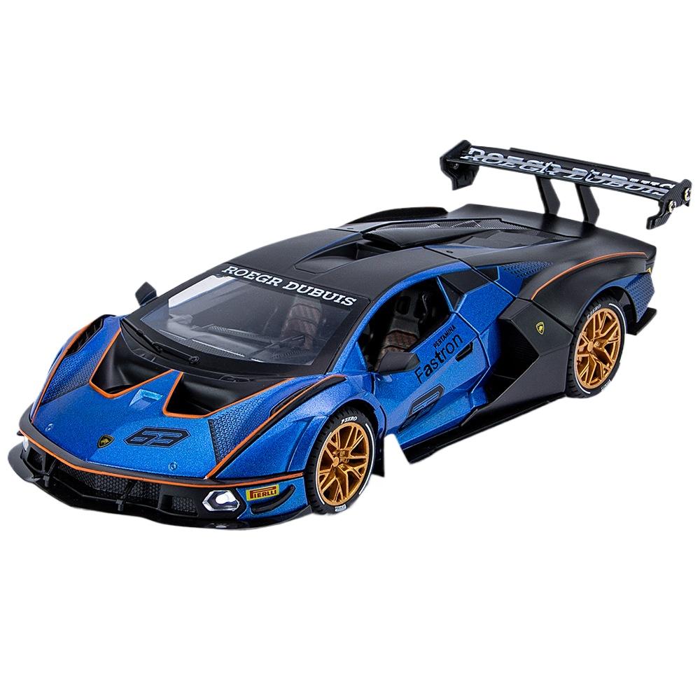 1/24 Lamborghini Essenza SCV12 Track Version Supercar Alloy Metal Diecast Mdoel Car Computer Desktop Fine Decorative Ornaments