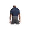 Nike Solid Color Logo Polo Shirt Men Tops Navy-Blue DH0822-451