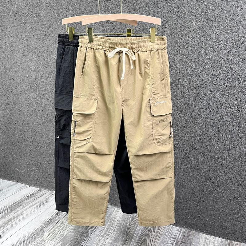 

Niche Pleated Design Casual Pants for Men s New Style Handsome Loose Work Trousers 2XL