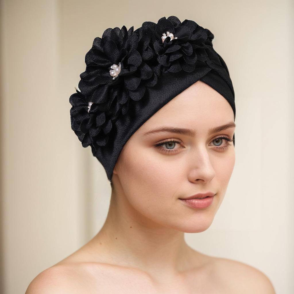 

Muslim Turban Cap Women Islamic Inner Hijab Arab Head Wrap Headpiece чёрный