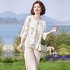 Summer New Chinese Style Floral Two-Piece Set