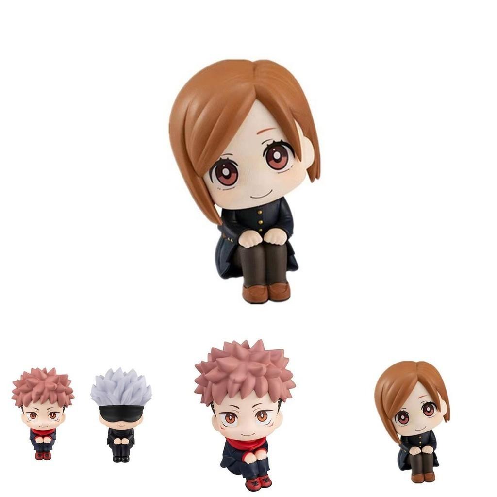 Versione Q Jujutsu Kaisen Wataru Gojo Figura in PVC Decorazione per Torta Giocattolo