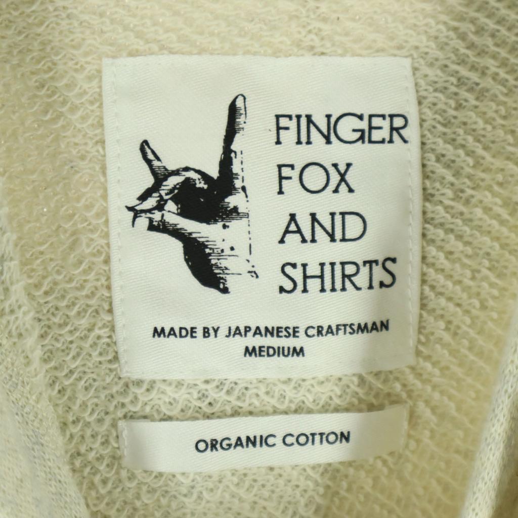 Unused FINGER FOX AND SHIRTS Made In Japan Wappen Long Sleeve Zip Hoodie Men's Used