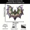 Halloween Decoration 2D Acrylic Bat Suncatcher - Home Wall Art, Housewarming Gift - Home Hanging Decoration Ornaments Waterproof