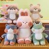 Rabbit Animal Dog Frog Cat Bear Dog Plush Toy Cartoon Stuffed Doll Decoration