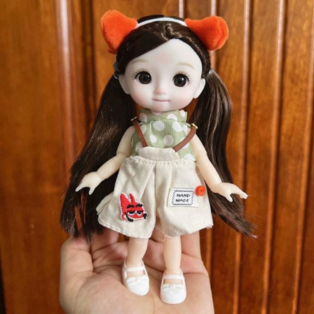 Fashion High-end Dress Up Mini Doll Dresses Skirt Suit High Quality 17cm Doll Clothes