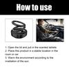 Rayhong Portable Mini Solar Vibration Car Fan Wireless Interior Air Circulation Device Winter Auto Decor & Accessory 1pcs