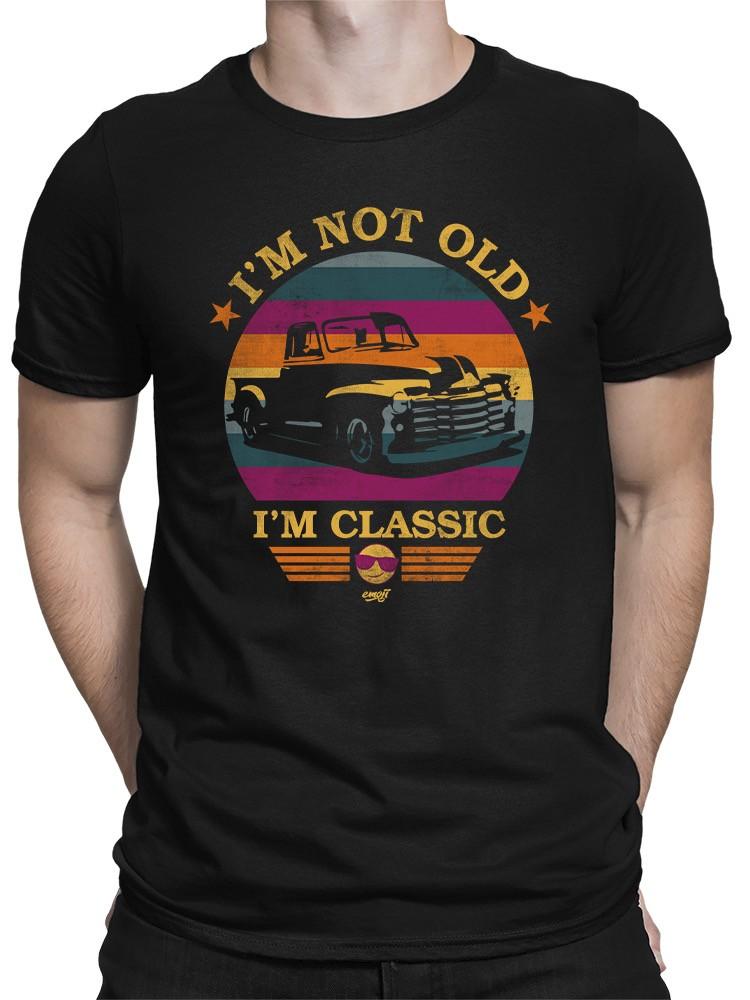 Officially Licensed Emoji Im Not Old Classic Vintage Truck Mens T-shirt XXXL