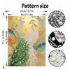 5D Round Pearl Painting Kit Majestic Peacock Pattern DIY Handmade Rhinestone Art Home Interior Decor Gift