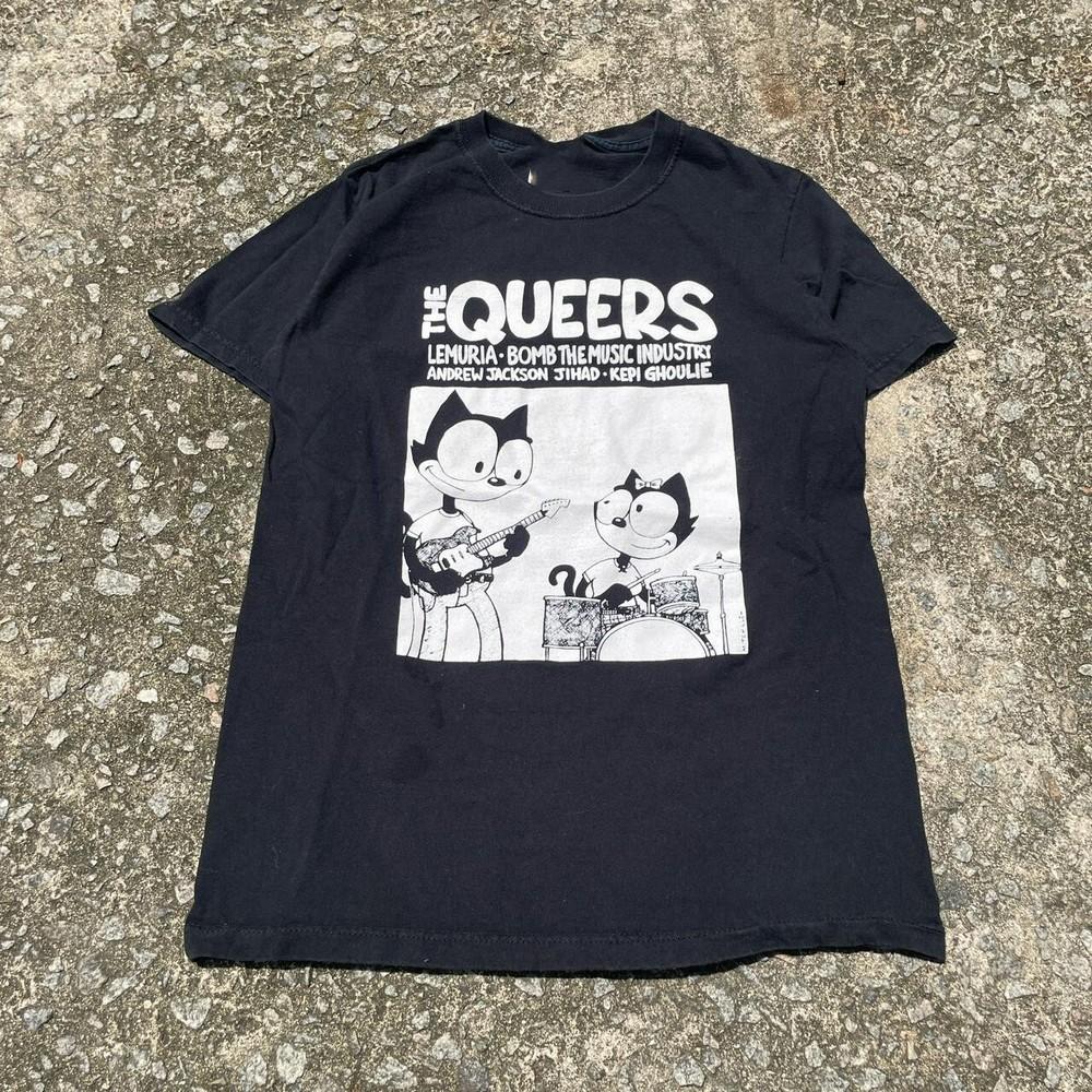 Винтажная футболка панк-группы The Queers 2000-х годов Хлопковая футболка Все размеры S-4XL BT664 Унисекс футболка S