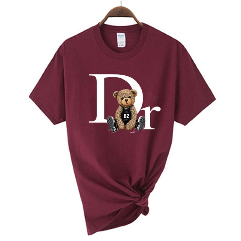 

Летняя мужская футболка, хлопковая футболка 2023, модная повседневная уличная одежда, мужская рубашка с коротким рукавом и круглым вырезом, элитный бренд, женские футболки 3XL