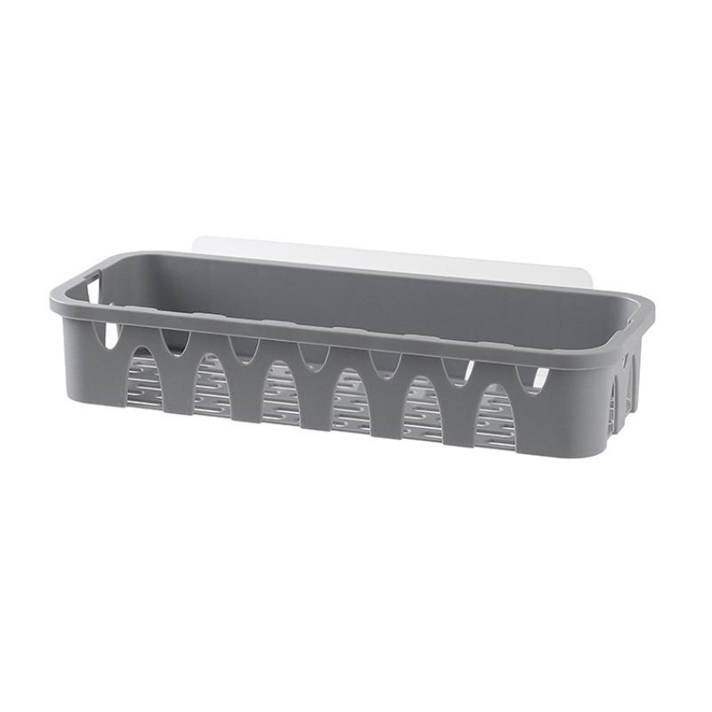 Bathroom and Kitchen Storage RackNon-perforated Wall-mounted Storage Rack Wall Storage RackMoisture-proof Storage Rack