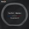Leather Car Steering Wheel Cover for Peugeot E3008 3008 GT 2016-    2024 2025 Non-slip Auto Interior Accessories