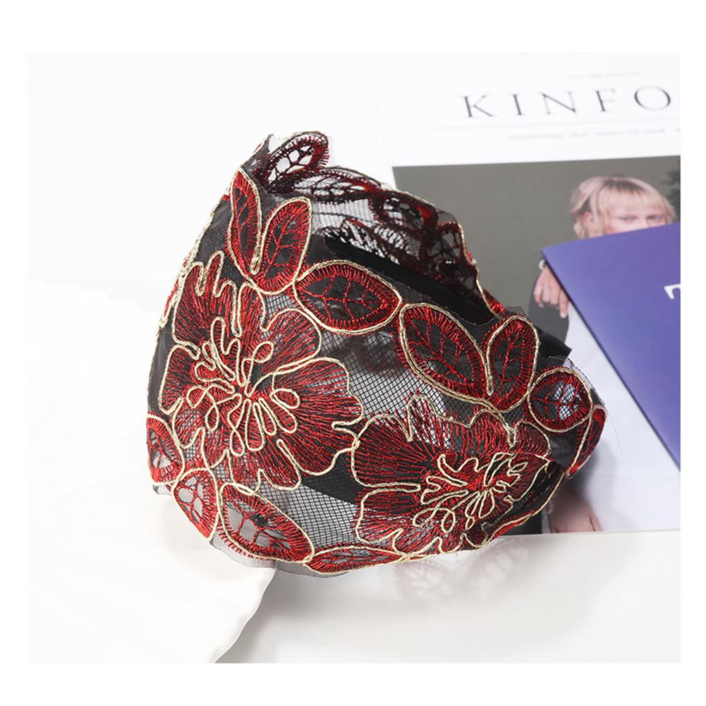 Damen Breitkrempiger Spitzen-Haarreif Rutschfestes Stirnband Alleskönner Temperament Einfacher Haarreif Haaraccessoires