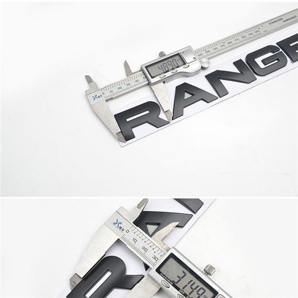 Nálepka s 3D emblémem RANGER s horním logem pro grily Ford Ranger