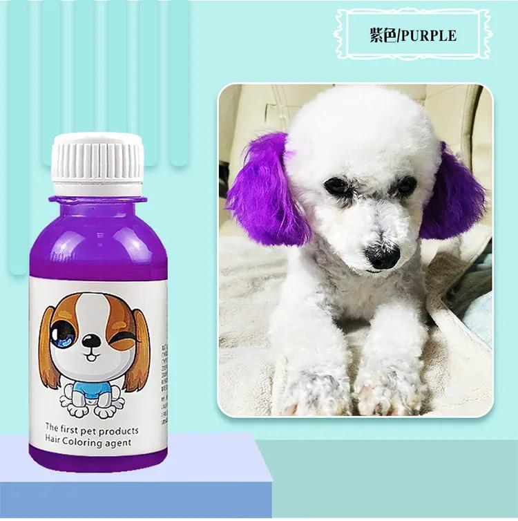 Haarfarbe für Haustiere für Hunde und Katzen – Sicher, Ungiftig, Mehrfarbiger Tierpflege-Farbstoff für Kreatives Styling & Schönheit