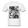 Japan Auto Details Struktur JDM Herren T-Shirts Auto Auto Sommer Herbst Herrenmode Lässig T-Shirts Hombre Übergröße Kurzarm Kleidung