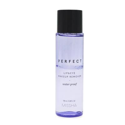 Perfect Lip & Eye Makeup Remover (Waterproof) 100ml/Eyelashes/Eye Makeup/Lip/Cosmetic Pad