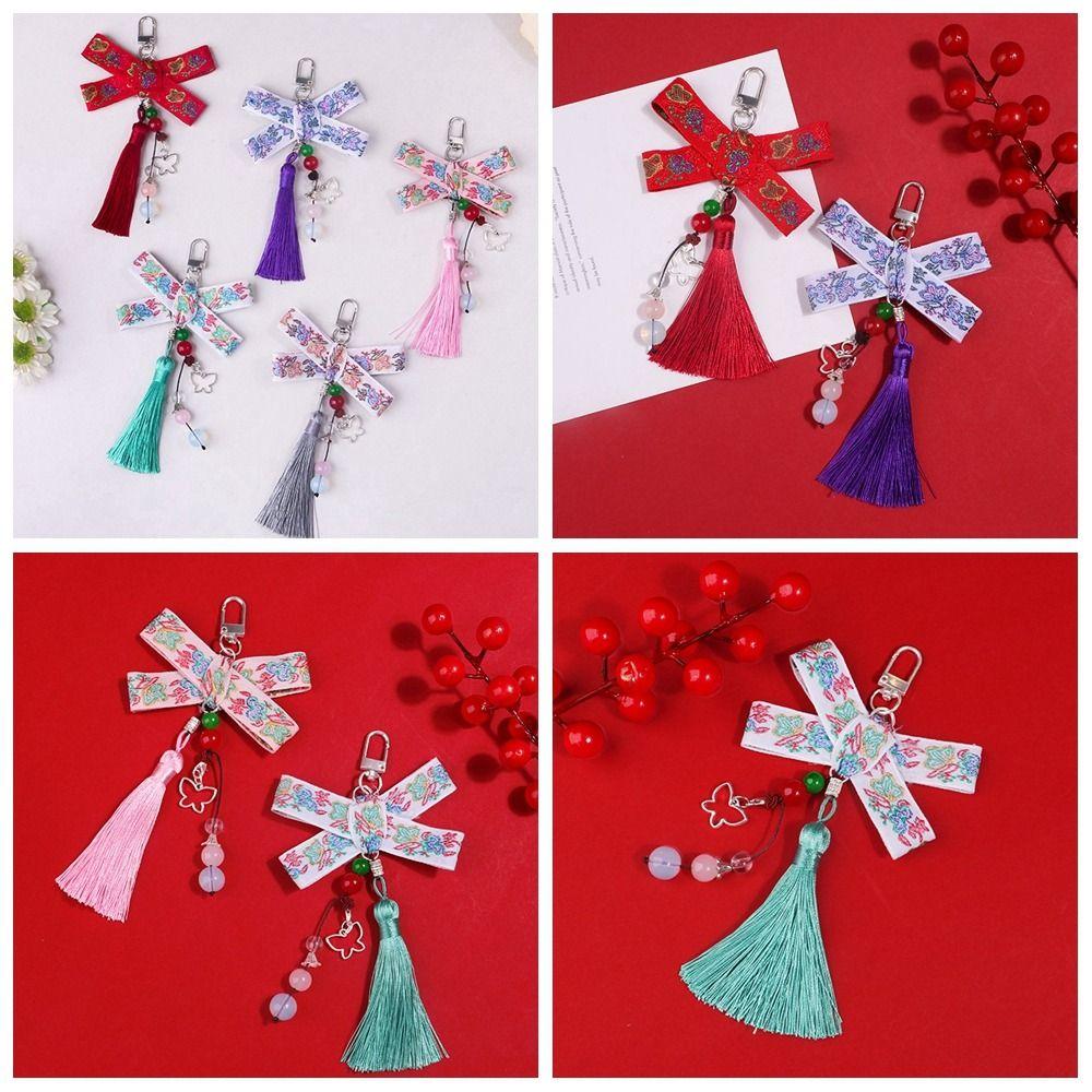 

Подвеска-бант для рюкзака с бабочкой Подвеска-бабочка Брелок-кисточка с бантом для студентов style 2