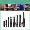Reliable 8pc Socket Adapter For Heavy Duty Impact Drivers And Power Drill Usage