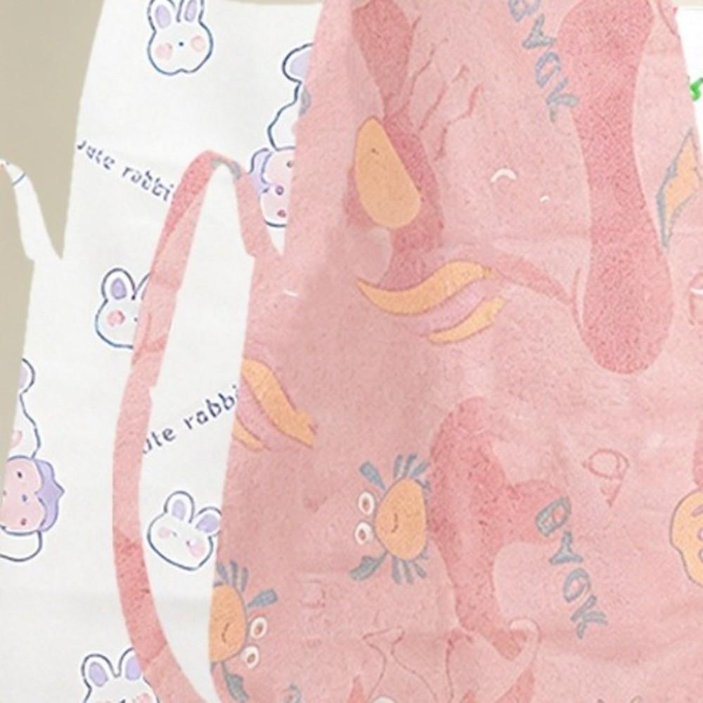 Anti Fouling Unisex Aprons Oil-proof Kitchen Apron Disposable Non-woven Apron  Kitchen