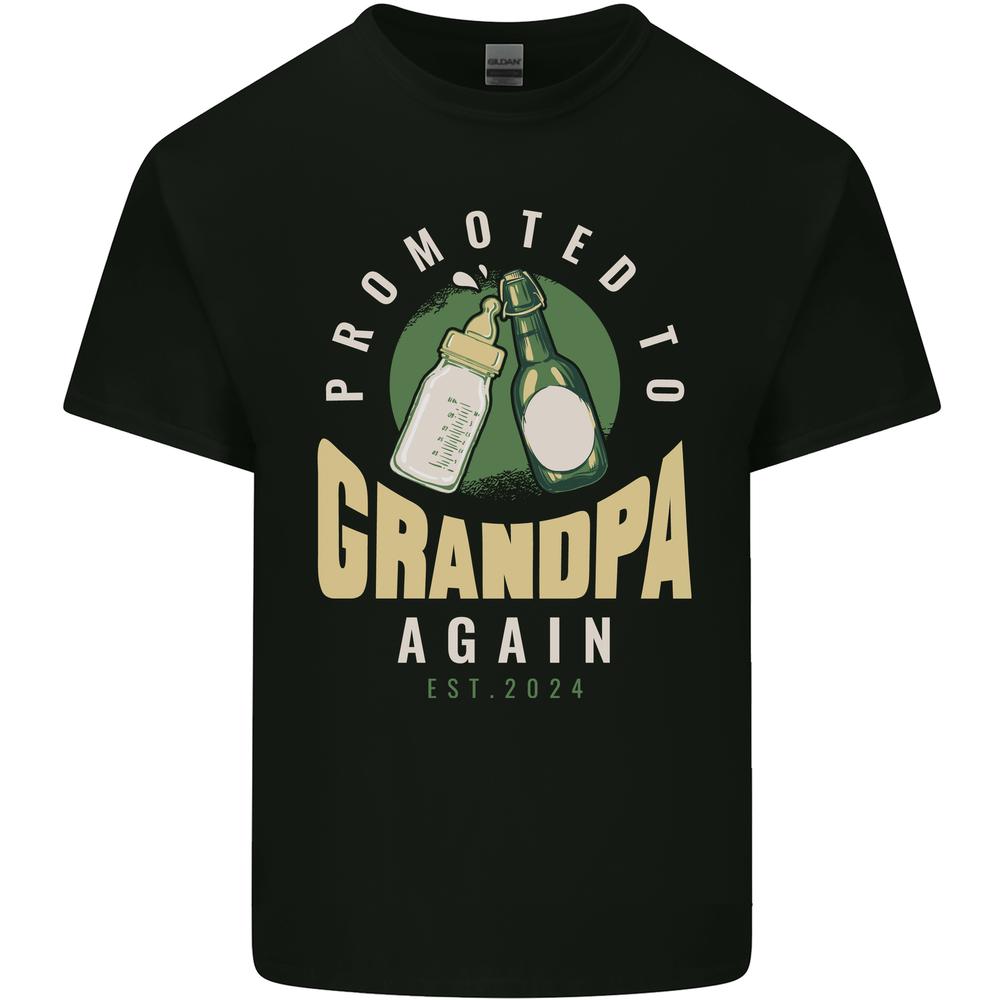 Promoted to Grandpa Est. 2026 Kids T-shirt Childrens L