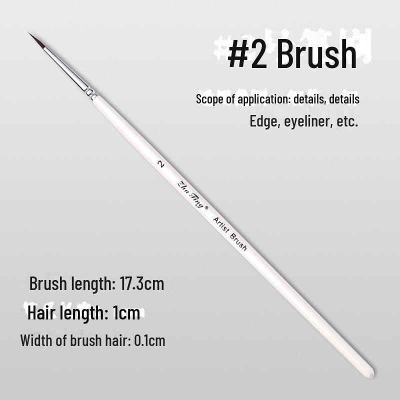 17-Piece Face Painting Brush Set for Various Artistic Techniques Like Line Work, Embossing, Blending, and More.