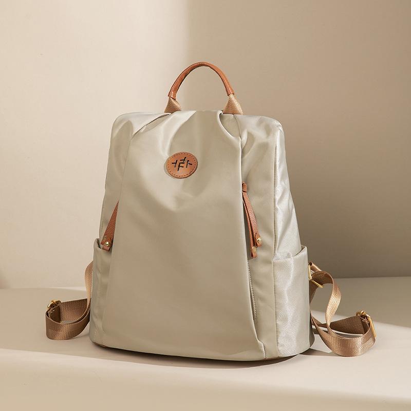 

2025 Новые противоугонные женские рюкзаки высокого качества Oxford Traveling Outdoor Commuting Hiking Backpack Portable Daypacks For Lady бежевый