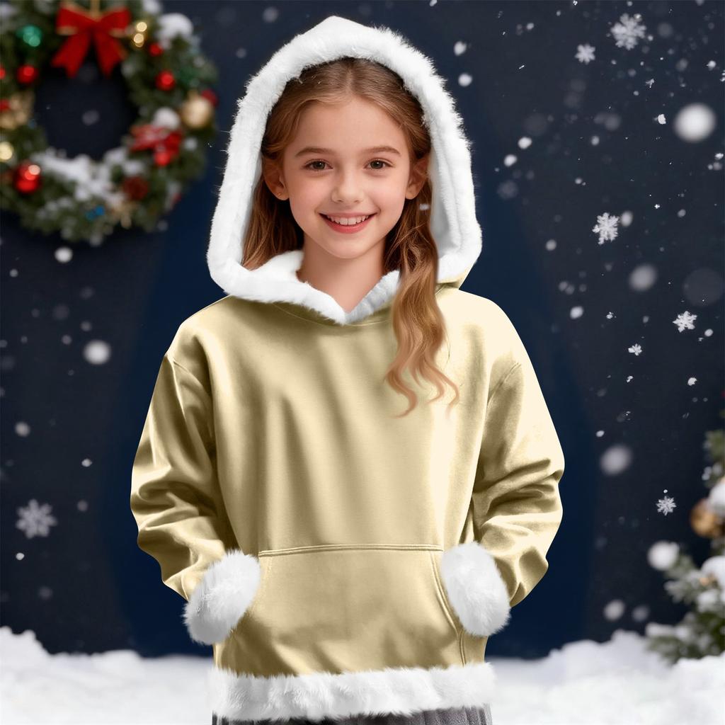 Children's Sweatshirt Girls Boys Long Sleeve Lightweight Casual Hoodie Loose Comfortable  Sweatshirt