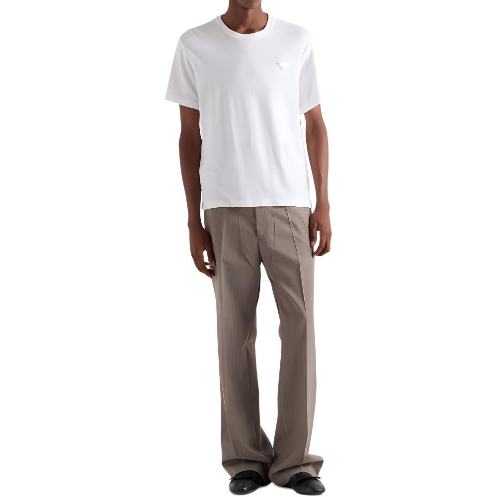 PRADA Logo Cotton T shirt UJN885-16JK-F0009-S-232