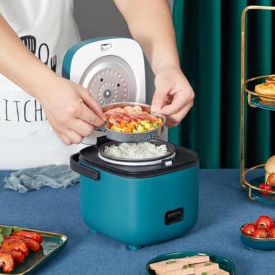 Mini elektrický varič ryže Inteligentný automatický domáci kuchynský varič pre 1-2 osoby Malé elektrické variče ryže 1,2 l