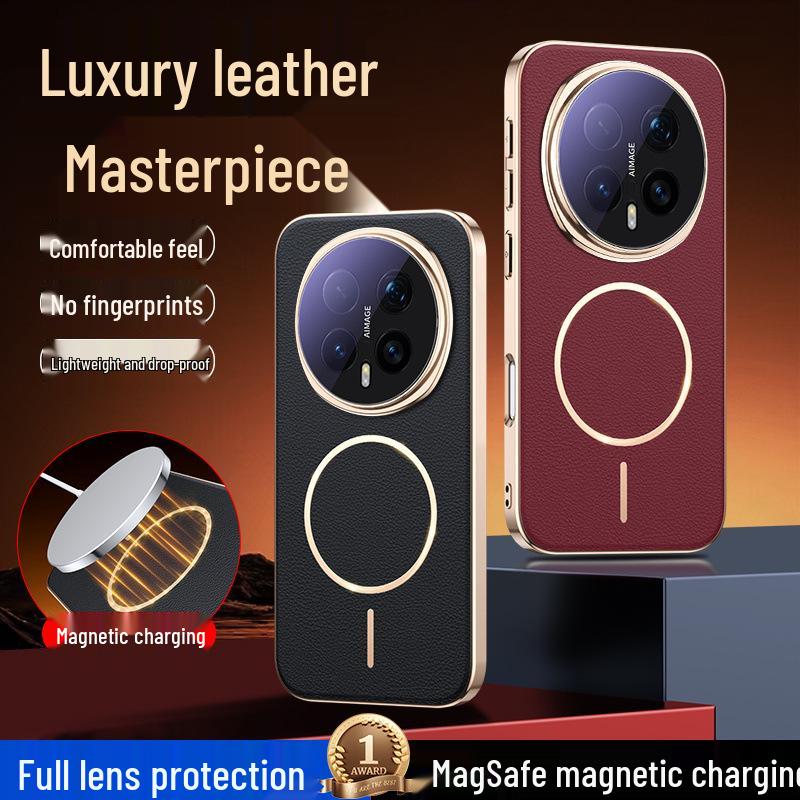 Kompatible Honor Magic8/Magic8 Pro Magnetische Adsorptions-Handyhülle mit Linsenfolie für Geschäftsleute