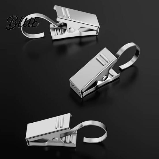 Multi-purpose Wire Hangers Teeth Curtain Clips Rustproof Steel Hooks 20Pcs Stainless Weather-Resistant Jagged String Light